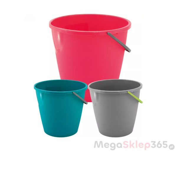 40J-WIA-0335 WIADRO GOSPODARCZE 10L MIX KOLOR -JAG